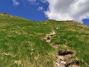 42 Ripida salita al Monte Ponteranica centrale